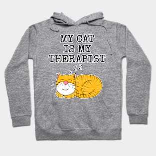 My Cat Is My Therapist Hoodie